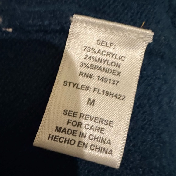 FAVLUX Colorblock Open Front Cardigan - Picture 4 of 5